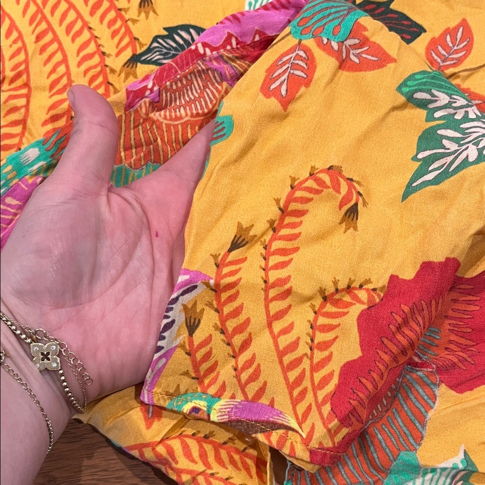 farm rio One-Shoulder Dress with Bird Print - Picture 4 of 11